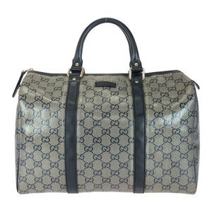 Gucci GG Crystal PVC Boston Handbag